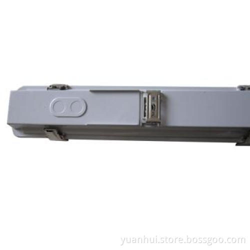 UV stablised industrial waterproof fluorescent lighting fixture